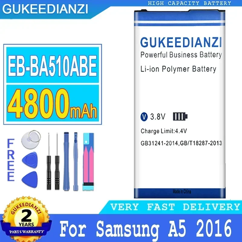 Аккумуляторы для мобильных телефонов 4800 мАч Samsung GALAXY A5 2016 Edition A510 SM A510F A5100 EB BA510ABE