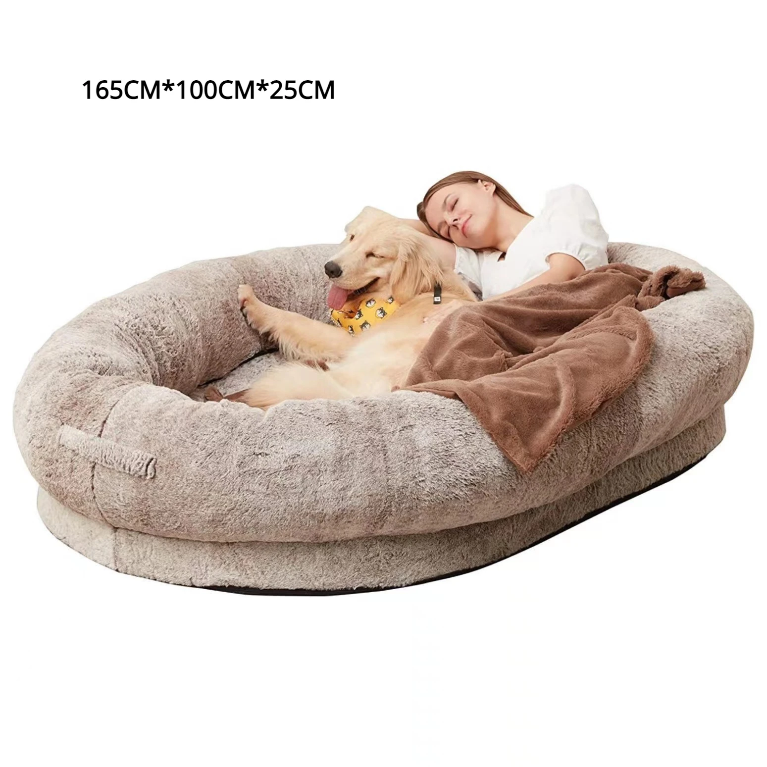 

Взрывобезопасный крупногабаритный человеческий конур для сохранения тепла зимой Съемный и моющийся матрас для кошачьего туалета