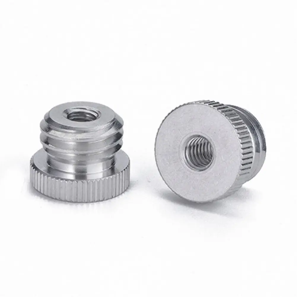 

5/8-Inch Male To 1/4-Inch Female Mic Screw Adapter Aluminum Alloy Tripod Stand For Mic Stand Tripod Stand With 1/4” Threads