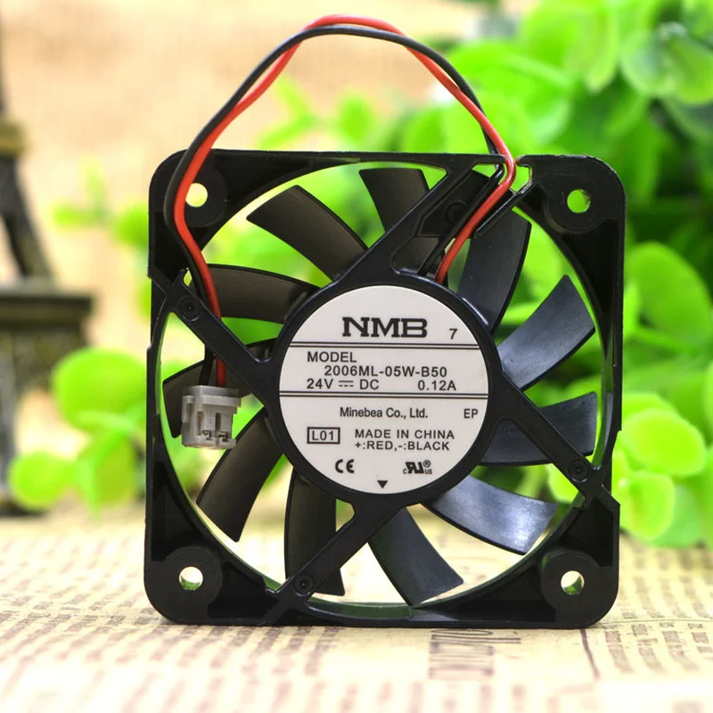 Новый вентилятор SSEA для NMB 2006ML-05W-B50 24 В 0.12A 5 см 5015, охлаждающий вентилятор 50*50*15 мм