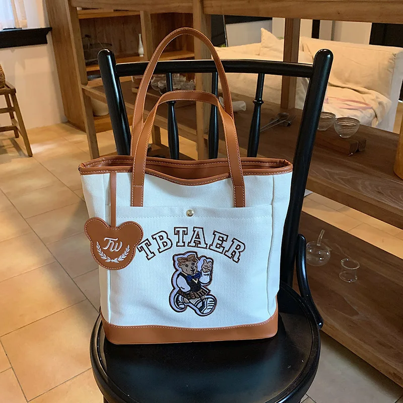 

Сумка-тоут женская тканевая, многофункциональная сумочка кросс-боди, Модный повседневный саквояж на плечо, 07