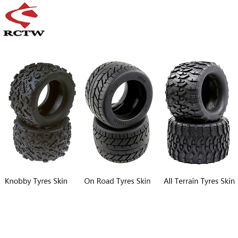 Резина шины 2шт для 1/8 Rc Car HPI Racing Savage XL FLUX Rofun Rovan TORLAND Monster Brushless Truck Spare Upgrade Parts.