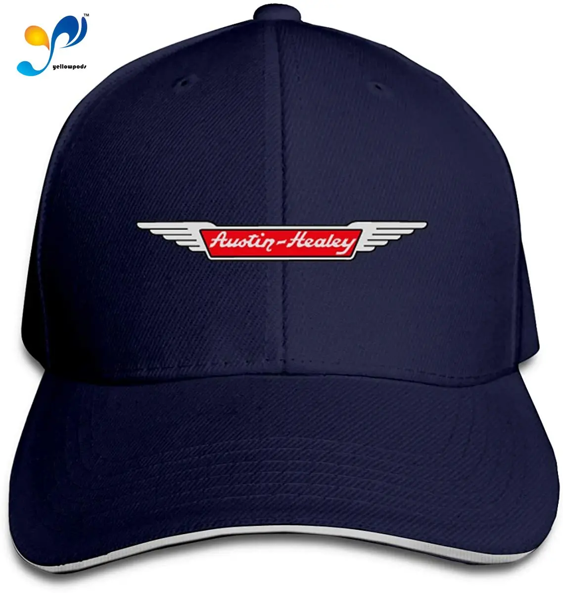 

Au-Stin He-Aley Sandwich Baseball Cap For Men's/Women's Adjustable Trucker Hat Breathable Dad Hat