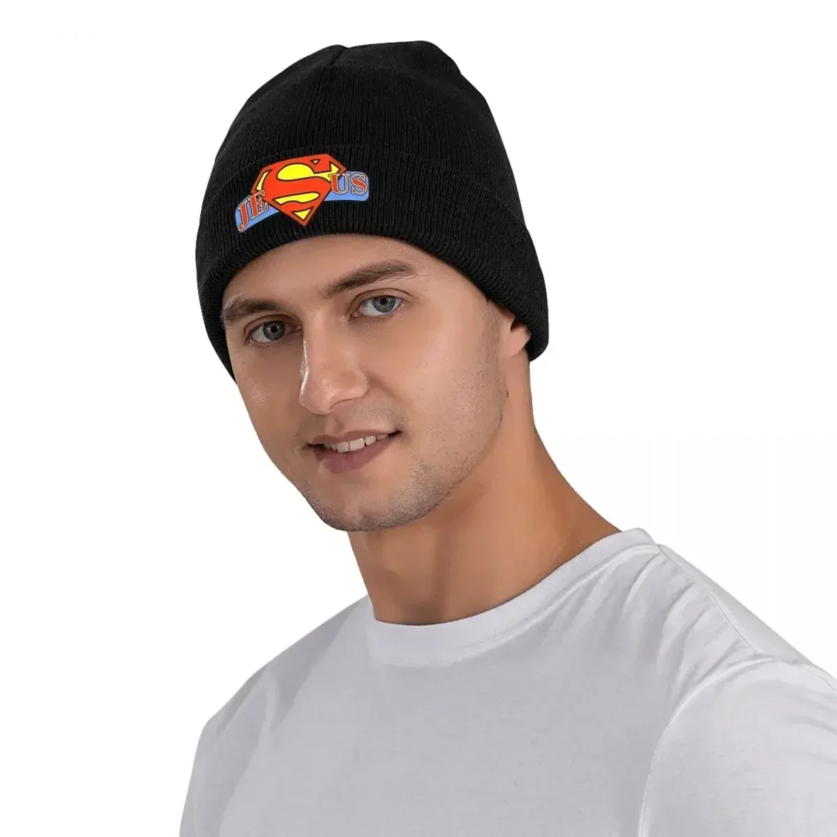 Heroe настоящий супер Иисус вязаные шапки для женщин и мужчин Женская акриловая