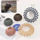 Корейские украшения для волос в форме шара, зажим для волос в виде птичьего гнезда, зажим для волос для ленивых, зажим для волос с высокой тарелкой для конского хвоста, модные зажимы для волос