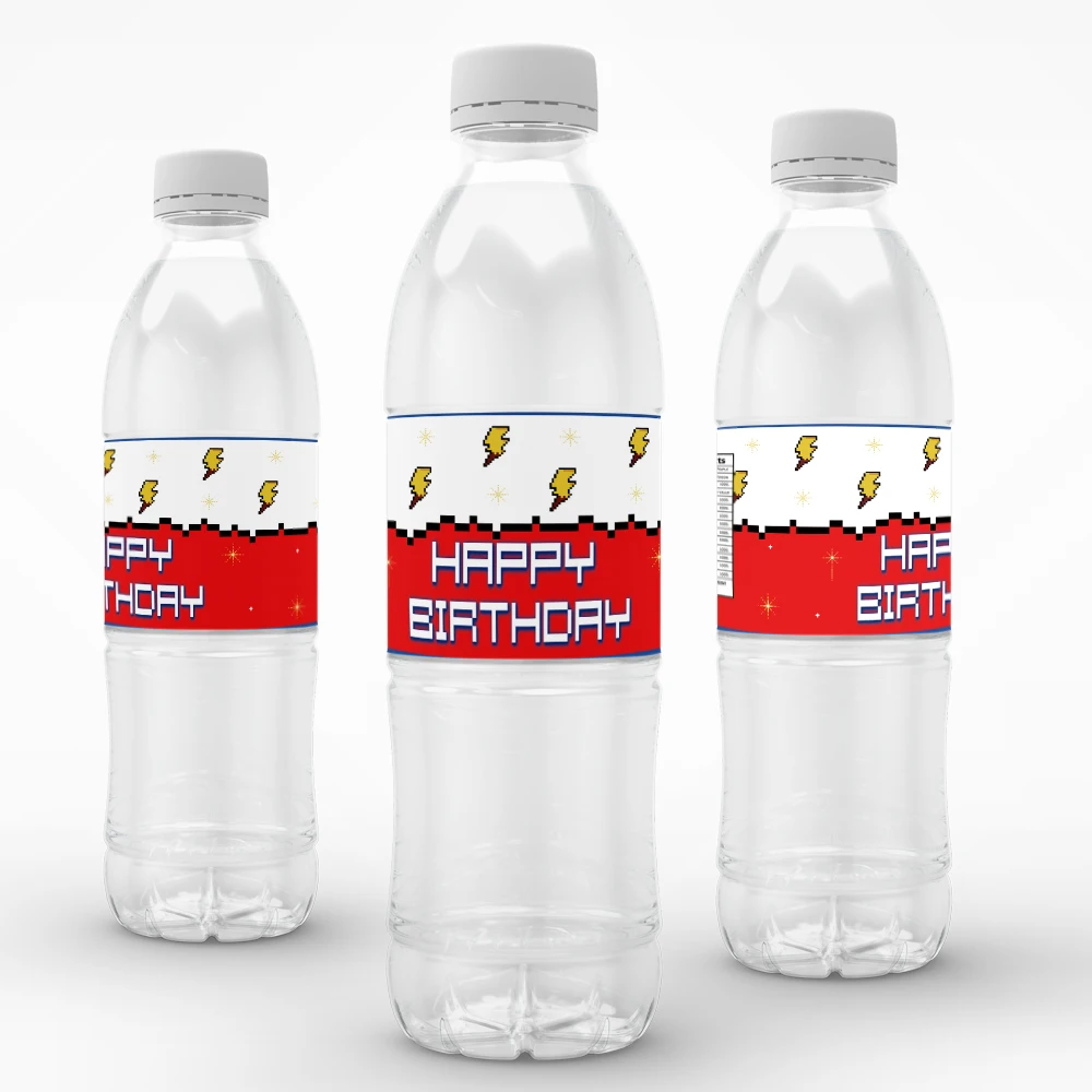 Карманная бутылка-монстр водостойкая наклейка этикетки для бутылок с водой