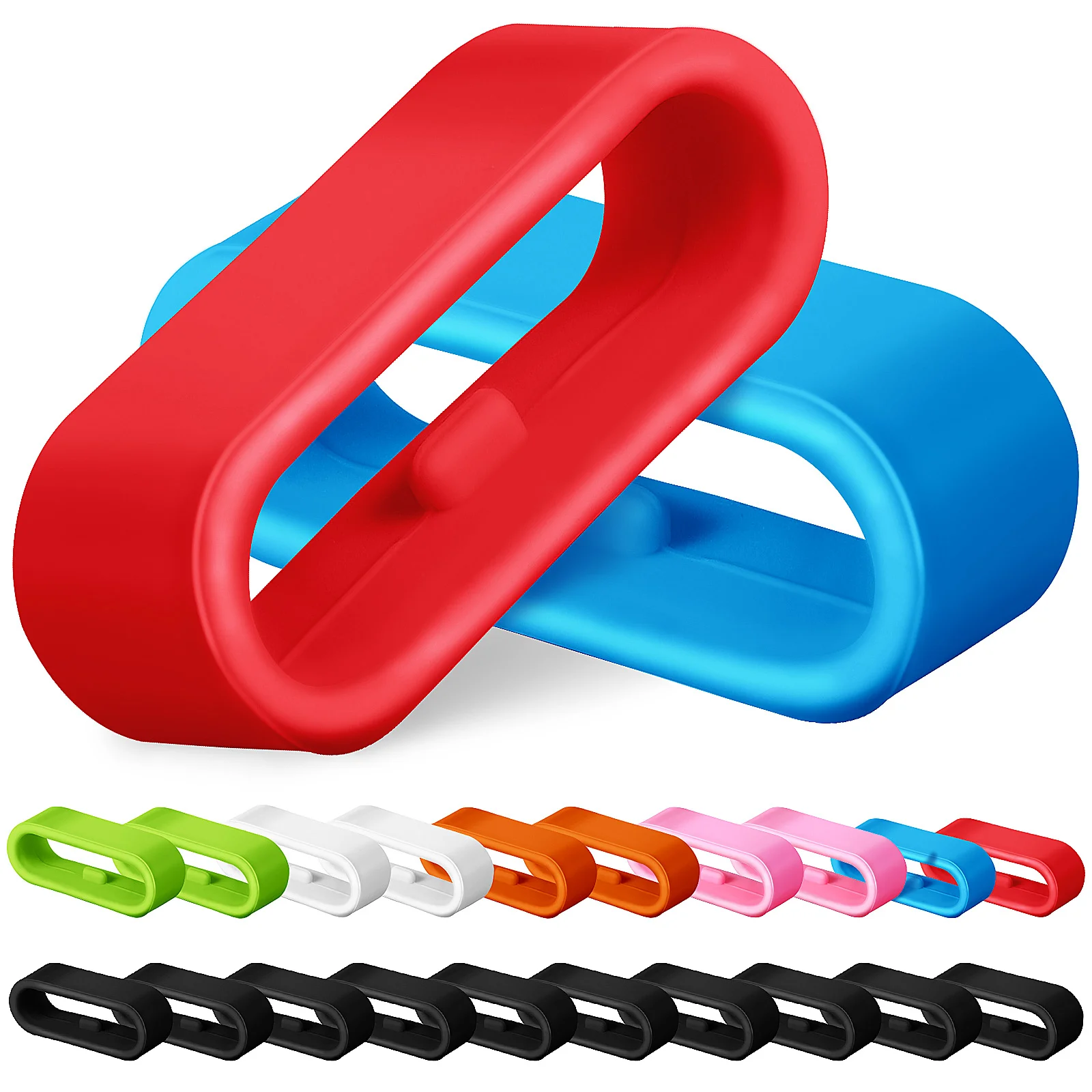 

Watch Strap Holder Silicone Band Loop Ring Loops Hoops Parts Replacement Retainer Accessories Rubber Rings Fastener Keeper 20Mm