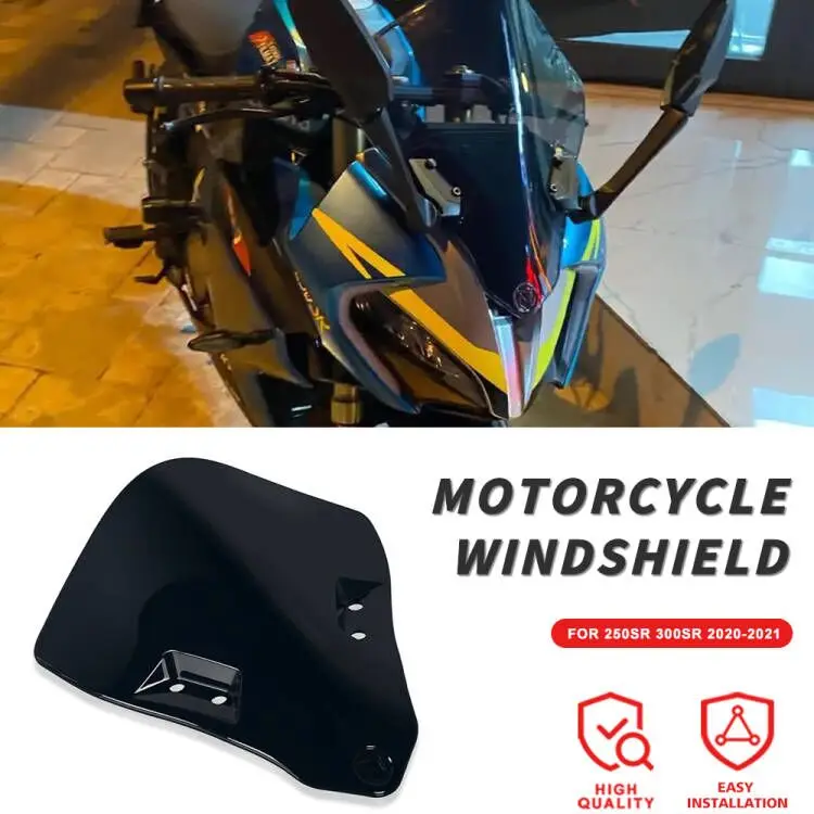 

For HONDA CBR650F Motorcycl Windshield Spoiler WindScreen Screen Air Wind Deflector black CBR650F CBR 650F 2014 2015 2016 2017