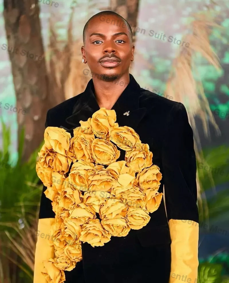 Костюм мужской из блейзера и брюк свадебный смокинг для жениха выпускного пиджак