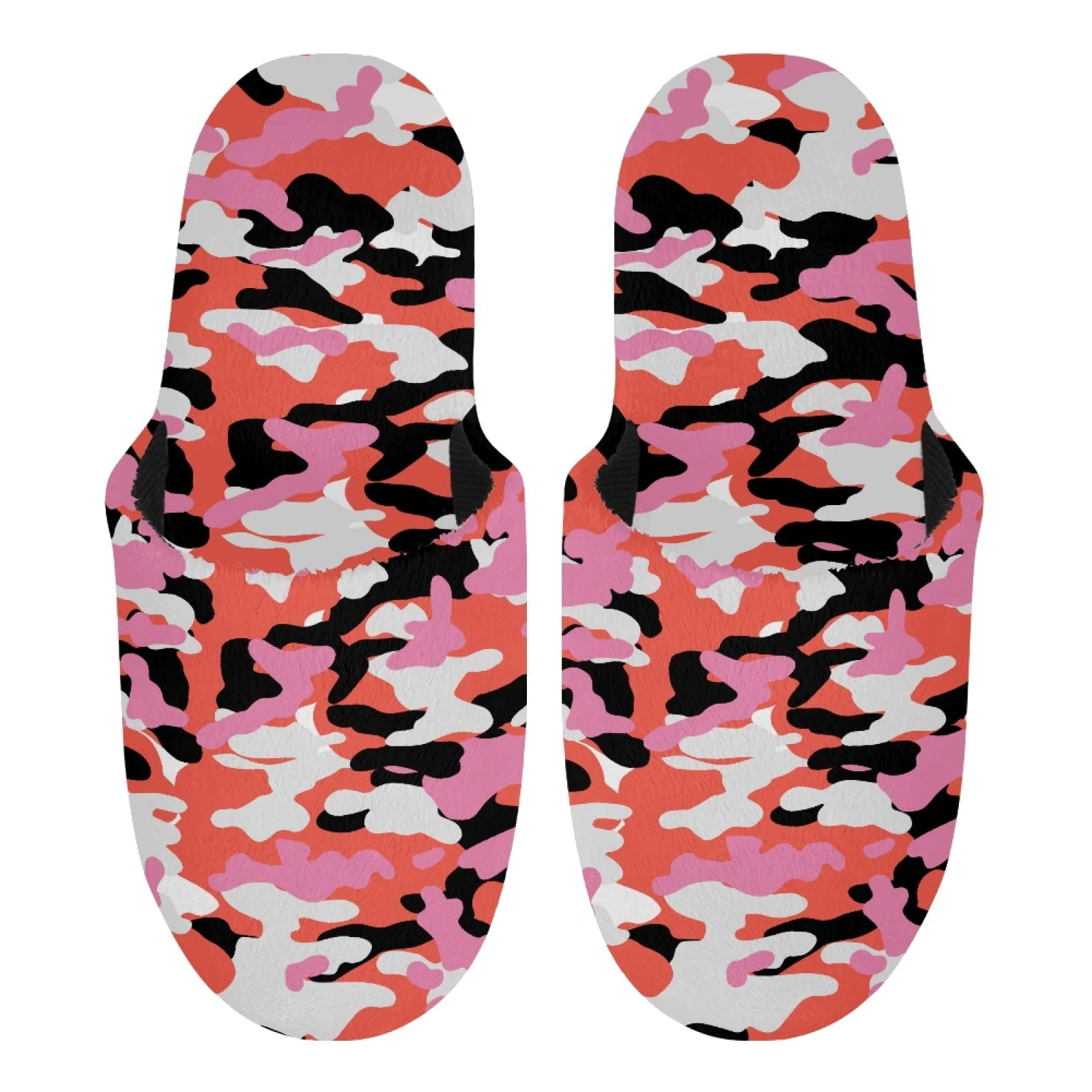 

Розовые камуфляжные хлопковые тапочки, удобная повседневная домашняя обувь, на резиновой подошве, с подкладкой из EPE