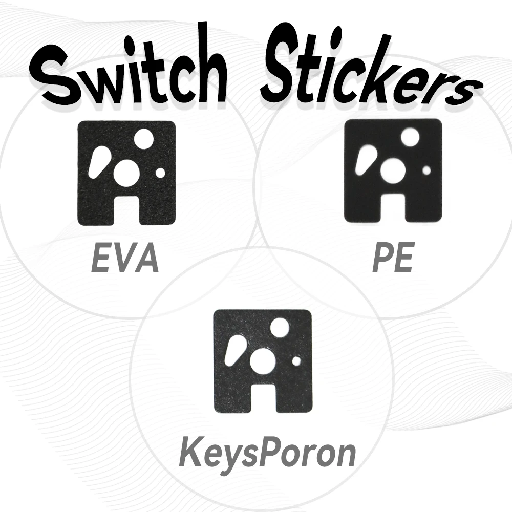 Mechanical Keyboard Shaft Underpad Single Keysporon PE EVA Switch Pads Hot-swap Switches Silencer Cotton