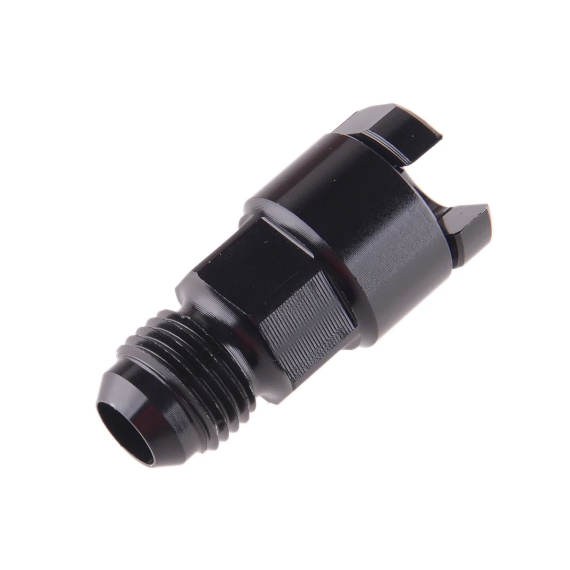 

Black Car Fuel Rail Quick Connect Fitting Line Adapter 6AN to 5/16" Tube Aluminium Alloy Fit for GM LSX LS1 LS2 LS6 LS3