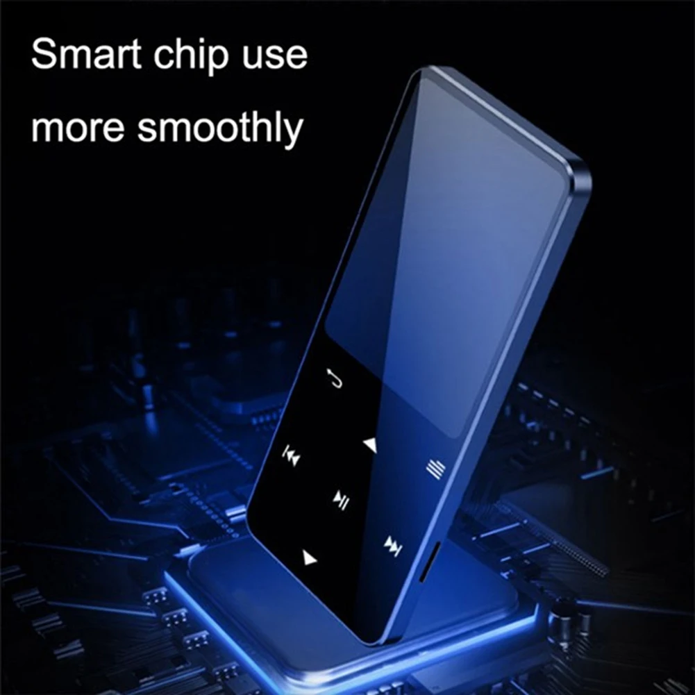 

Mp4-плеер с Bluetooth, встроенный динамик, сенсорная клавиша, FM-радио, видео воспроизведение, электронная книга, Hi-Fi металл, 2,0 дюйма (цвет синий)