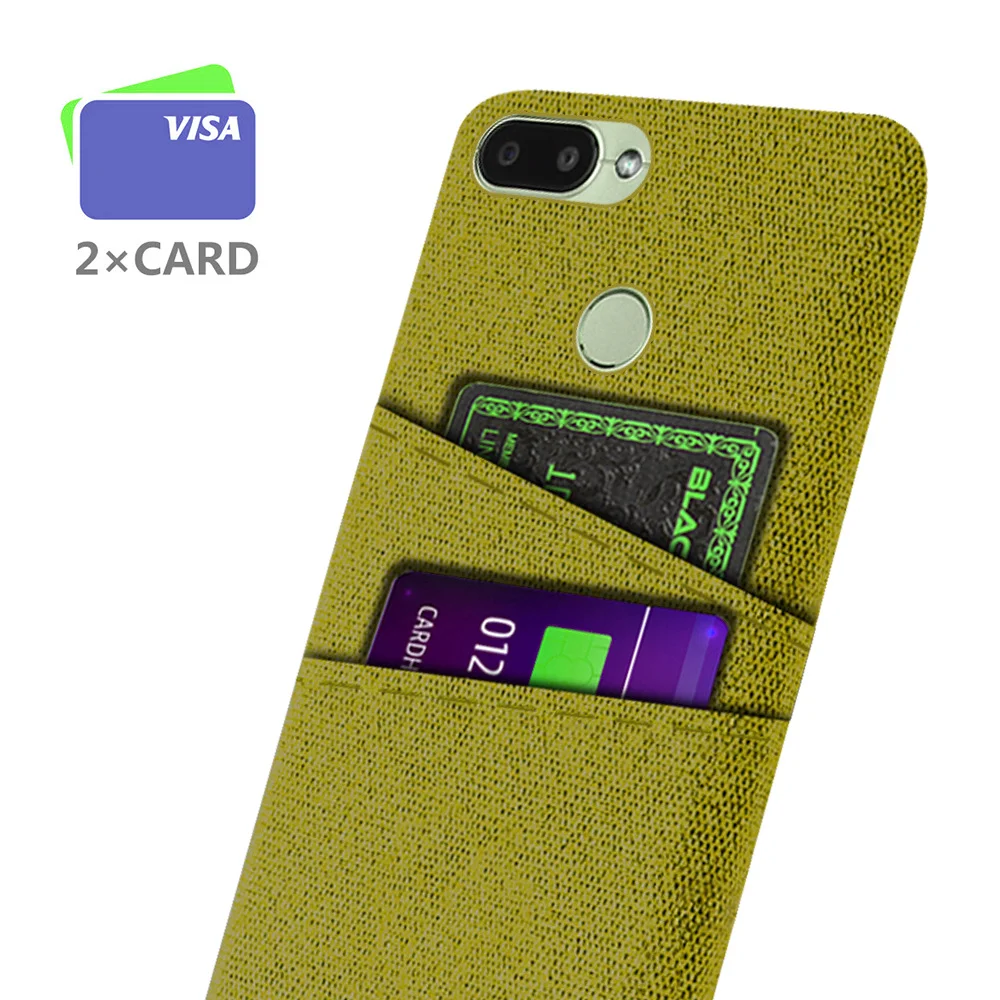 

Cover for Xiaomi Redmi 6 Case Dual Card Fabric Cloth Luxury Business Cover for Xiaomi Redmi 6 Redmi6 Bumper Coque Funda Bag