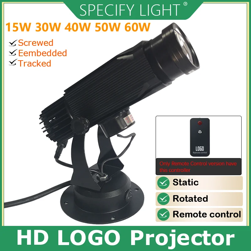 15 Вт 30 40 50 60 светодиодный рекламный проектор индивидуальный логотип для