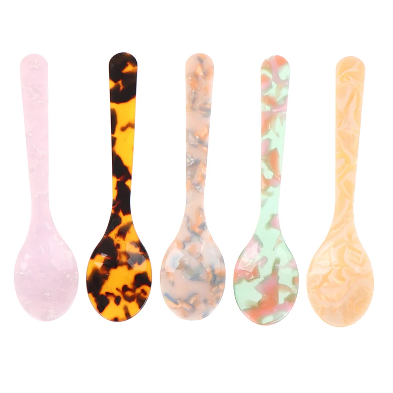 Французская десертная ложка в стиле ретро цельный набор с маслом для желе и крема