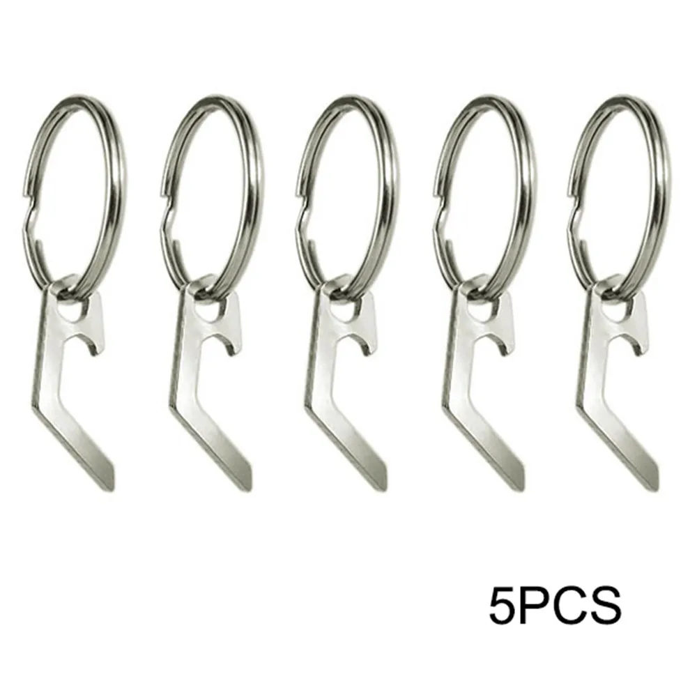 

Portable Mini Bottle Opener Keys Ring Stainless Steel Key Ring Carry Easily Bar Tool Outdoor Camping Equipment Lightweight Tools