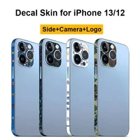 for iphone 13 12 pro max mini decal skin phone wraps frame camera logo sticker modify color screen protector border cover