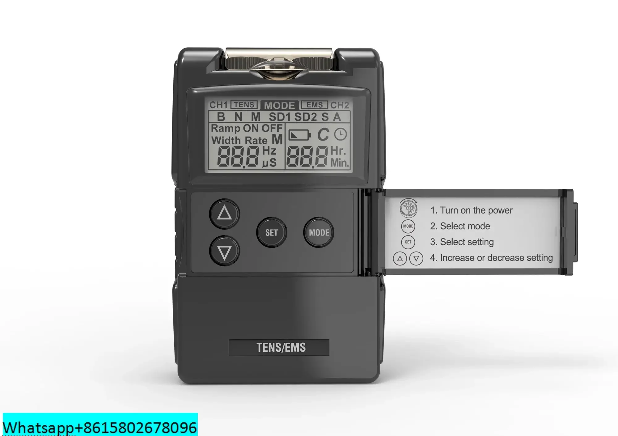 Оборудование для физиотерапии TENS NMES устройство ручного отверстия мышечной