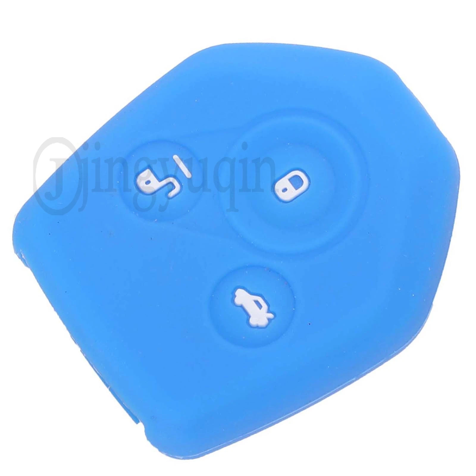 

Jingyuqin силиконовый чехол для дистанционного ключа автомобиля, брелок для кожи, куртка, подходит для Subaru Legacy Tribeca Impreza Forester Xv, 3 кнопки