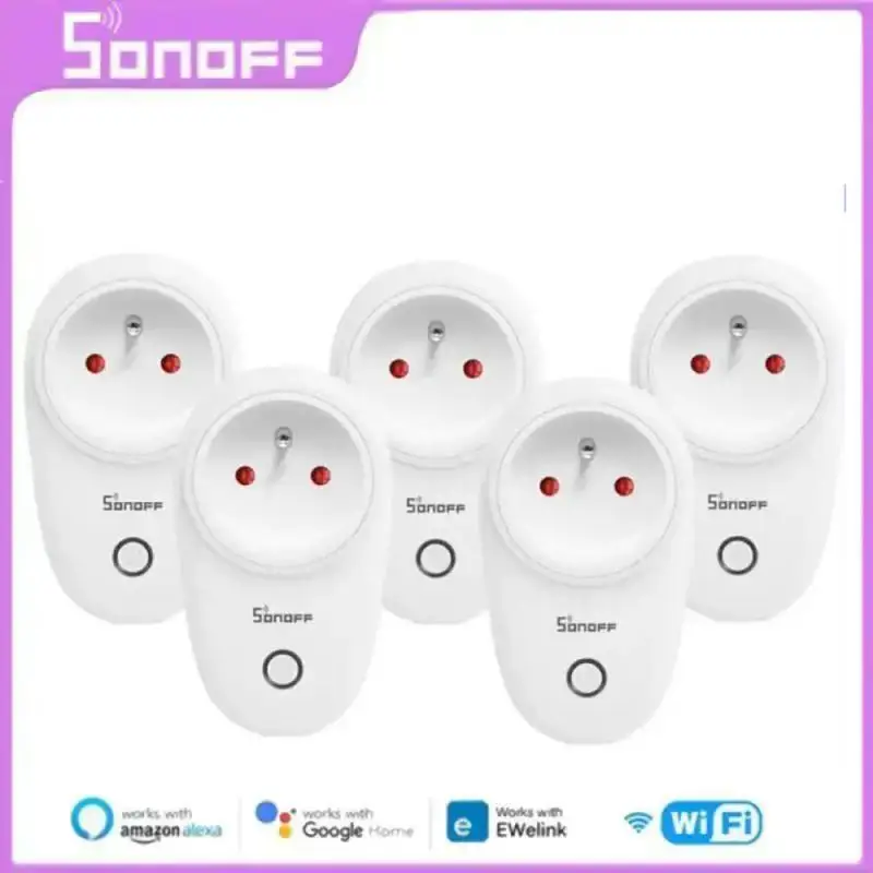 Sonoff S26R2 Wi-Fi Smart Socket DE/BR/FR/IL Модуль умной вилки Дистанционное управление через