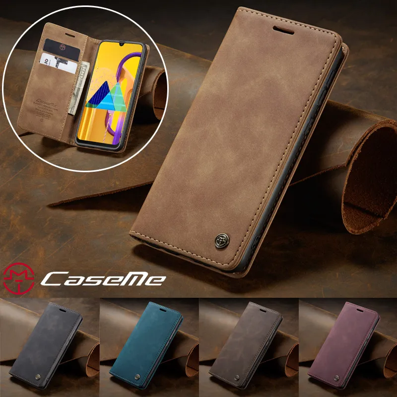 

Flip Leather Wallet Case for Samsung M21 M31 M51 M32 M42 Magnetic Phone Cover for Galaxy M23 M33 M53 M32 M10 M20 M30 Coque Cases
