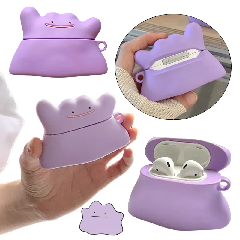 Телефонные наушники для Airpods 1/2 3 Pro мультяшная Силиконовая Bluetooth-гарнитура мягкая