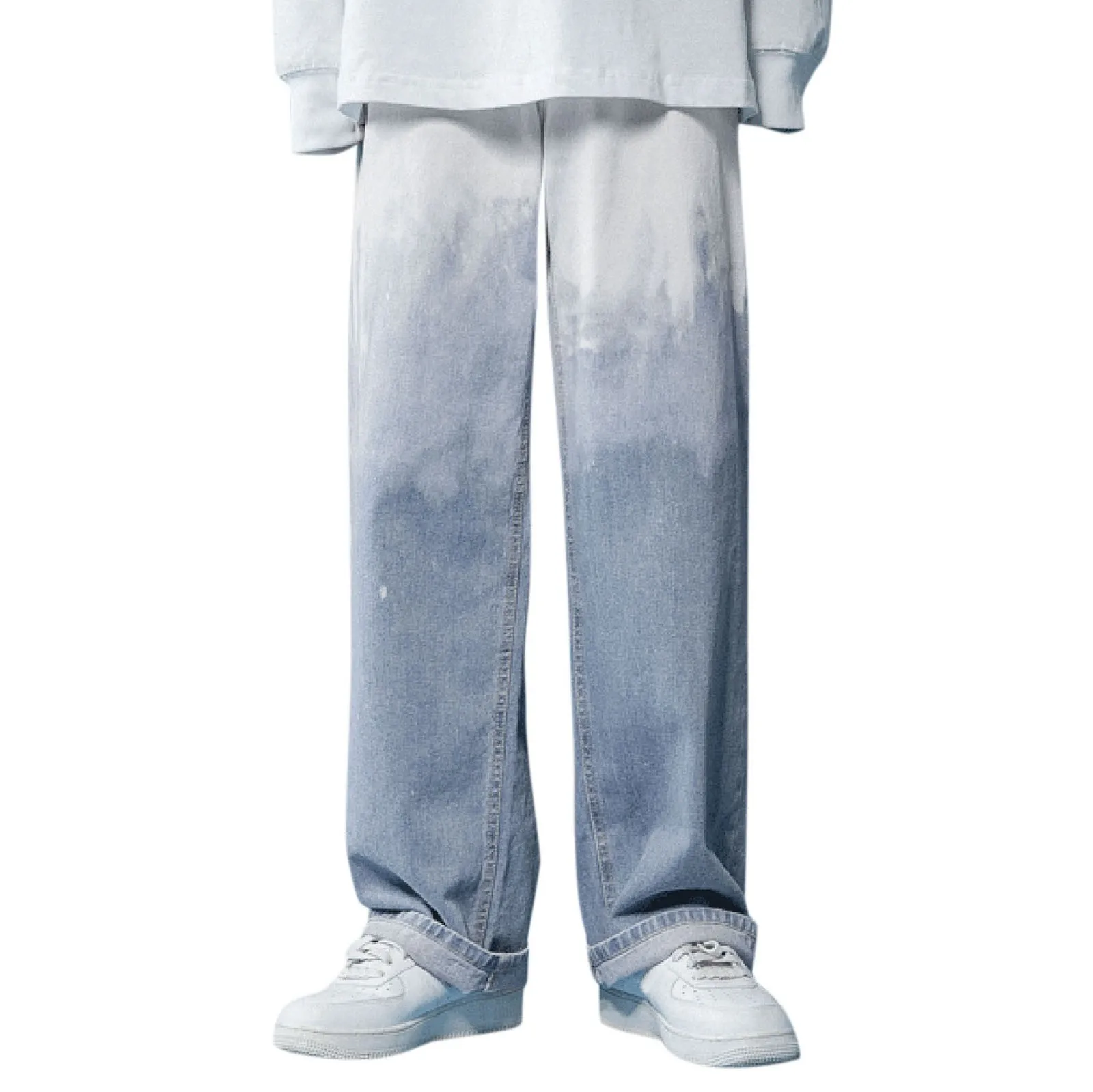 Wide Street Jeans Men's Size Trousers Leg Pants Loose Drop Fashion Large Men's pants