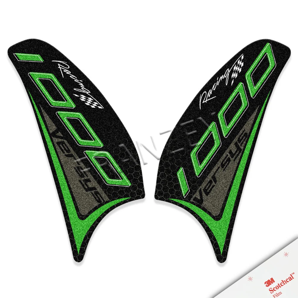 

Противоскользящие наклейки на топливный бак мотоцикла VERSYS 1000 versys1000, защитная крышка газовой крышки, наклейки 3M, комплект аксессуаров