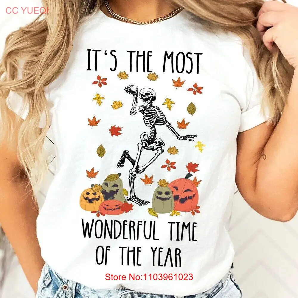 Скелет это самое замечательное время года рубашка // футболка на Хэллоуин...