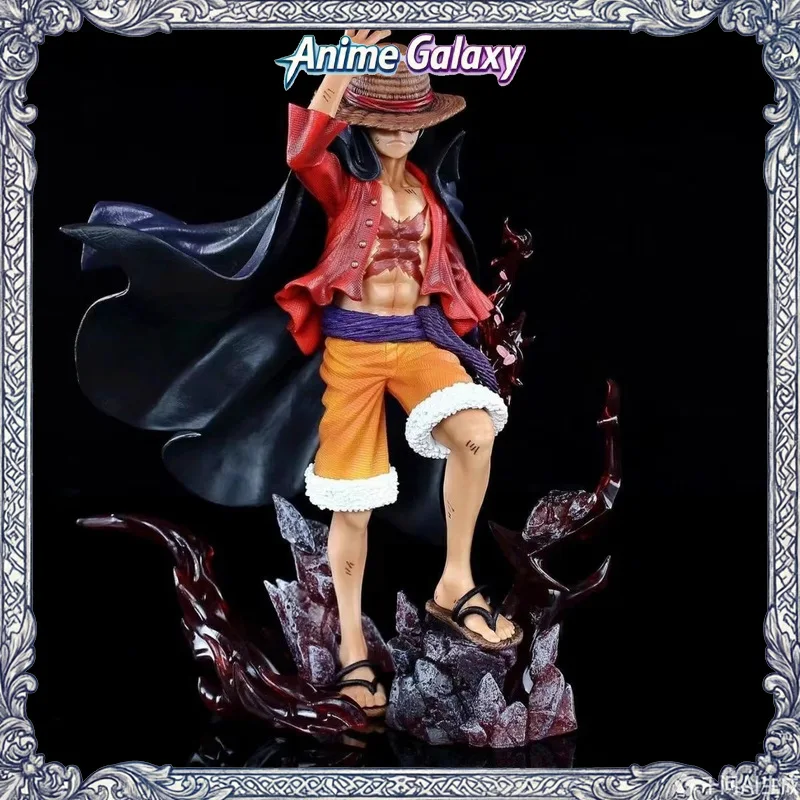 Фото Аниме-фигурка Луффи из One Piece: Резонанс Острова Призраков (Четыре Императора) – коллекционная модель, статуэтка, украшение для рабочего стола, подарок для фанатов №1
