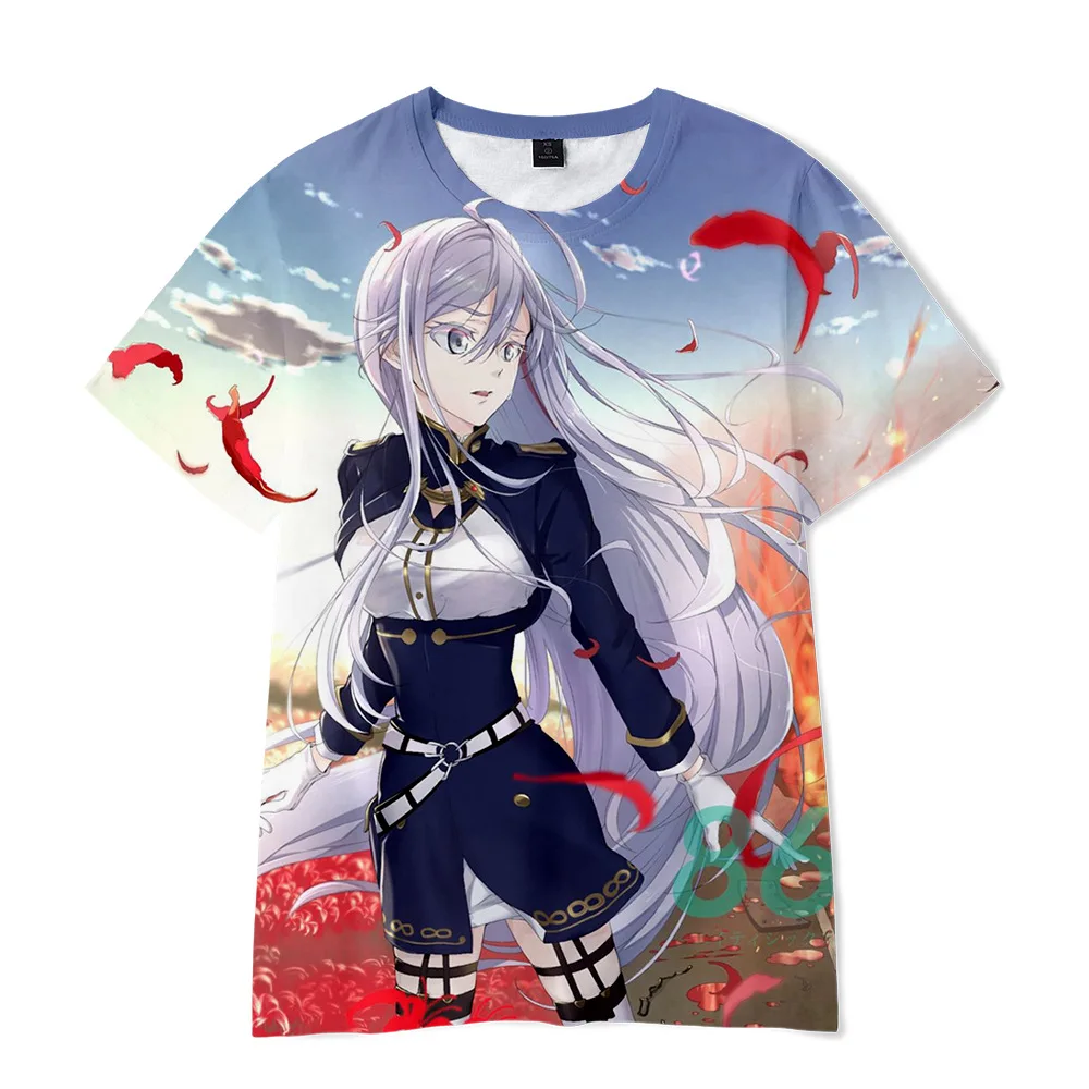 86 Eighty Six 3D Print T Shirt Women Men Summer Fashion Short Sleeve Funny Tshirt Vladilena Milize Shinel Nozen Graphic Tees