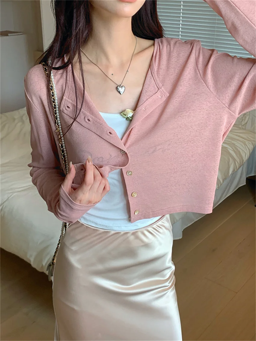 Alien Kitty 2024 Осенняя Женская Тонкая Повседневная рабочая одежда с длинным рукавом