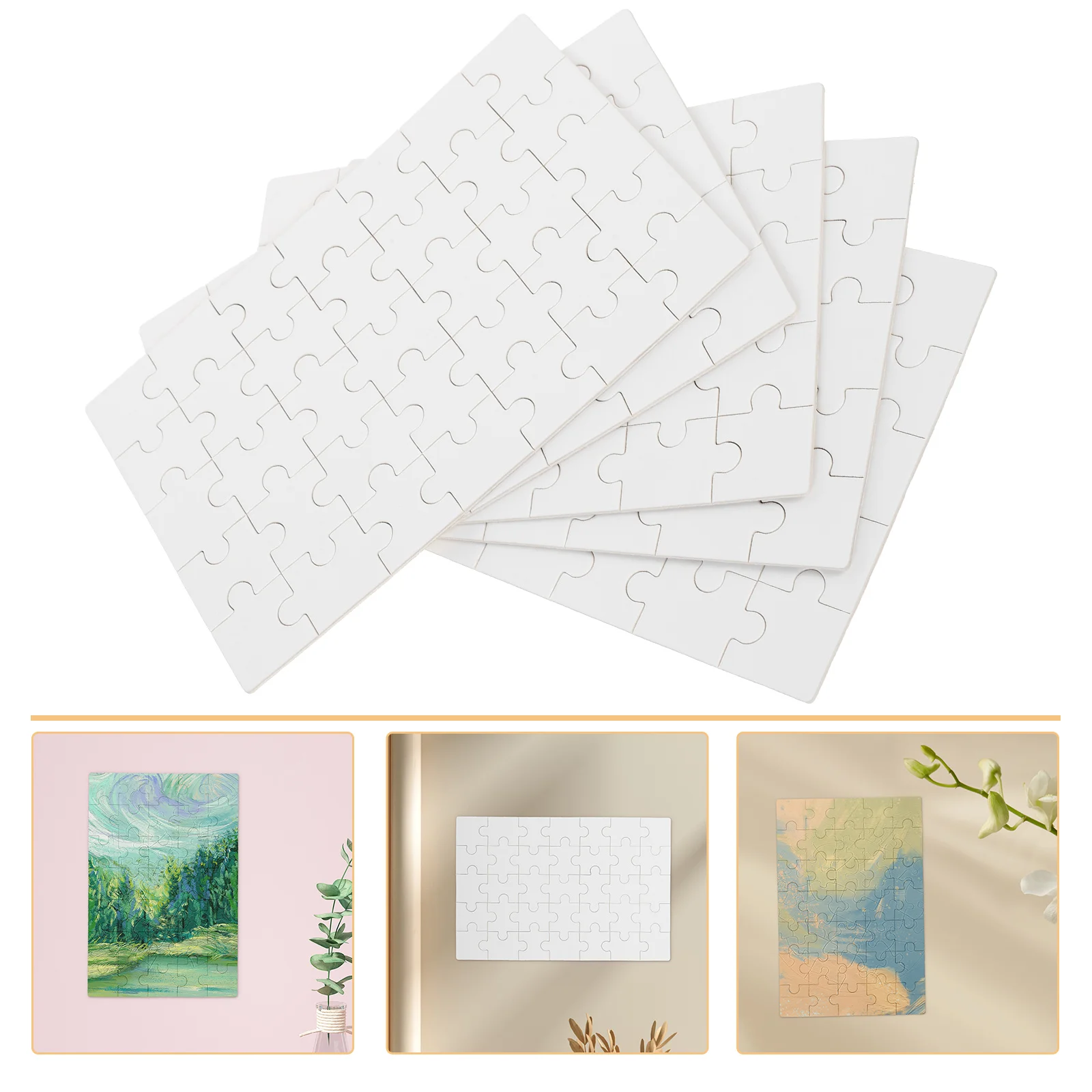 

5 комплектов, картинка-загадка «сделай сам»