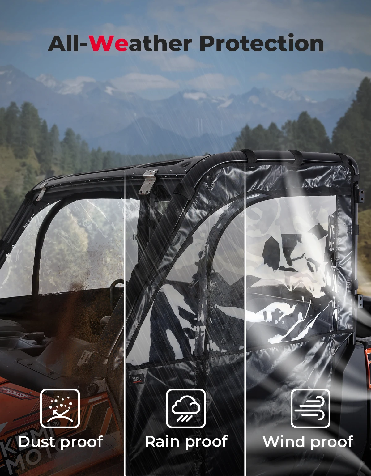 Рисунок 2 - KEMIMOTO UTV молния верхние мягкие