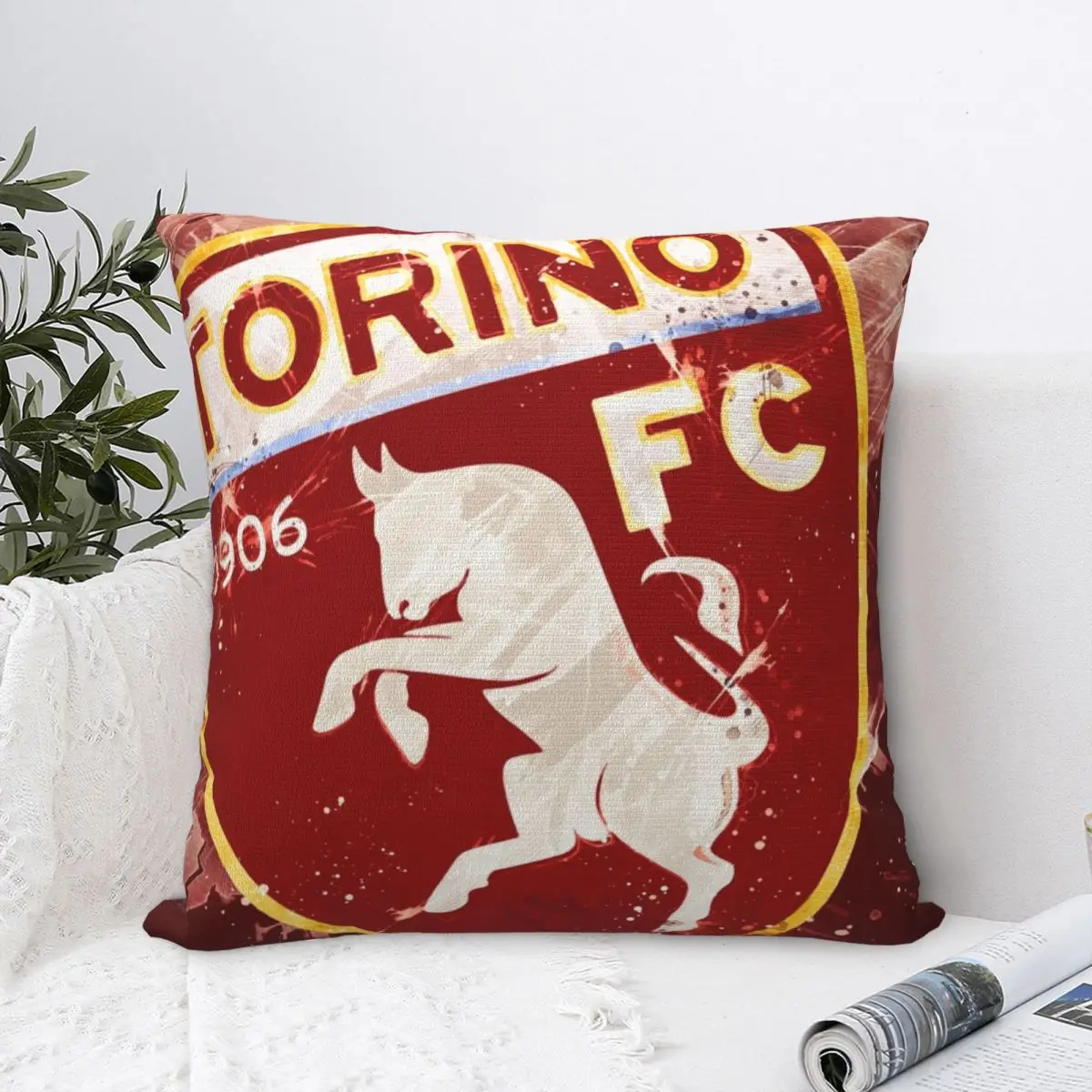 

Torino Pillowcase Pillow Case Cushion Cover Home Sofa Car Decorative Throw Pillow Printing Square Cute 45*45cm