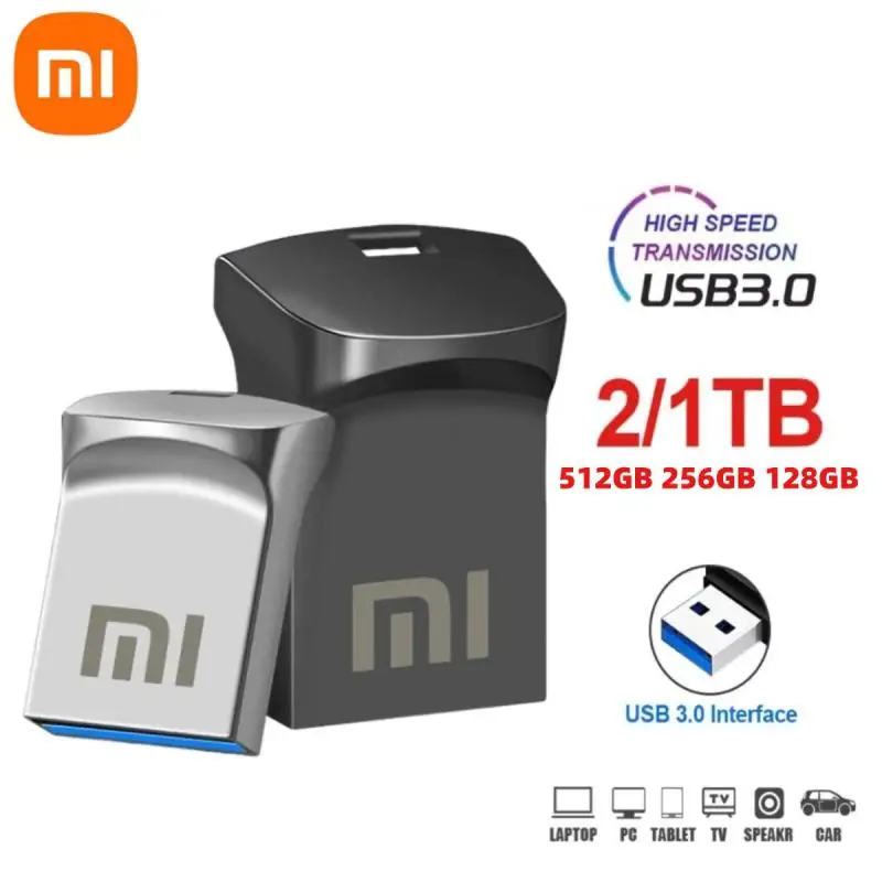 Оригинальные USB-накопители Xiaomi 2 ТБ 1 металлическая карта памяти реальной емкости