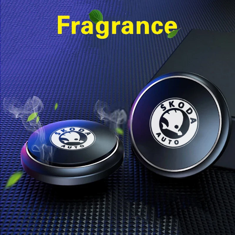 

1Pc Car Air Freshener Fragrance Air Vent Perfume Diffuser For Skoda kodiaq rapid karoq superb 2 3 VRS Octavia Fabia Yeti Goods