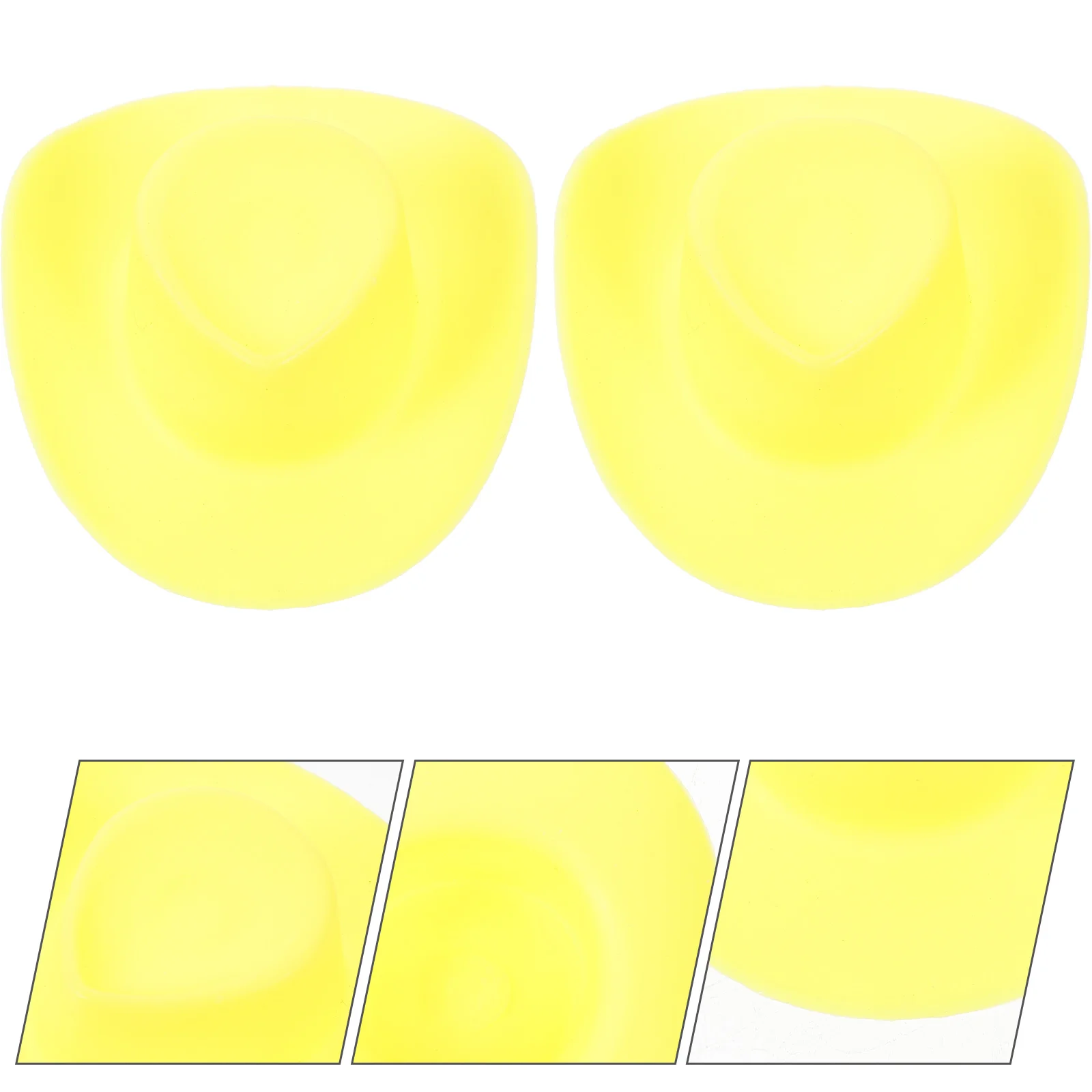 

10 Pcs Mini Hat Tiny Hats Decorations Small Clothing Top Decorative Crafts Plastic House Baby Mexican Dress Girls