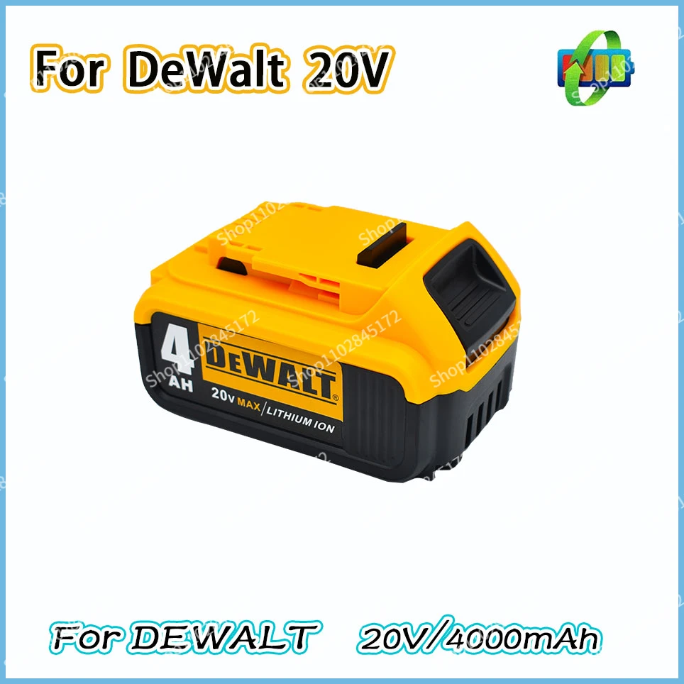 

20 в оригинальная литиевая батарея Dewalt 4000 мАч перезаряжаемая батарея DCB200 Электроинструмент аккумулятор с зарядным устройством DCB120 DCB182 D