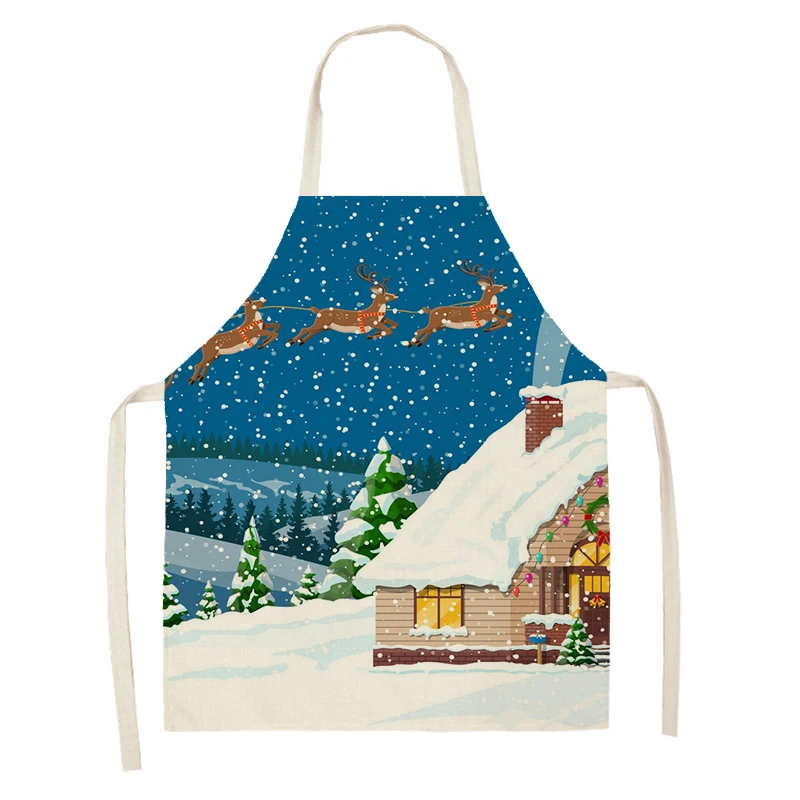 Кухонный Фартук для женщин льняной водонепроницаемый фартук мужчин и детей