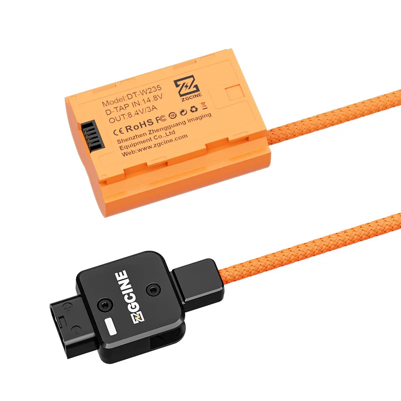 Extendable Power Adapter Cable W235 Dummy Battery to D-Tap Connector Type-C for Fuji Fujifilm XS20 XT5 XT4 GFX100S