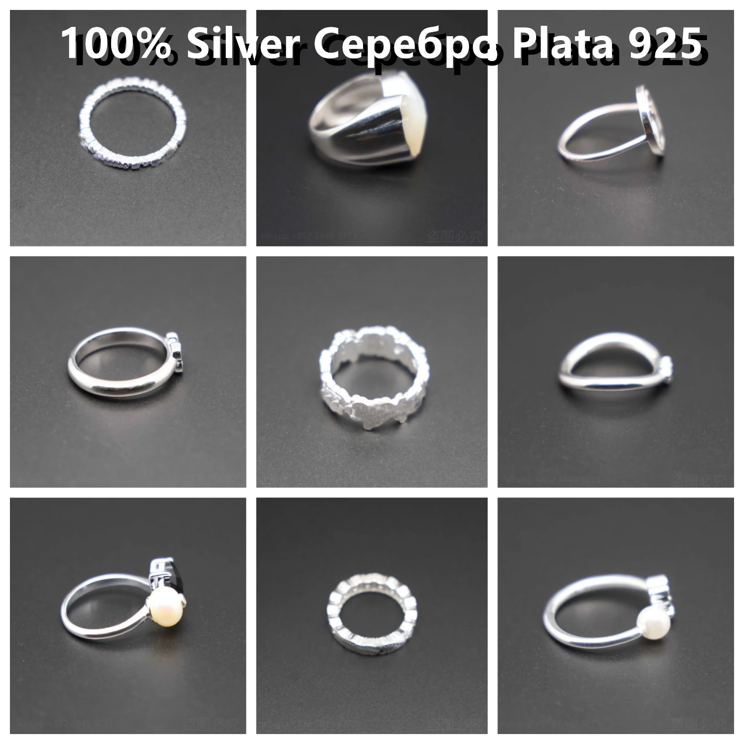

Женское кольцо из серебра 100% пробы с эмалью