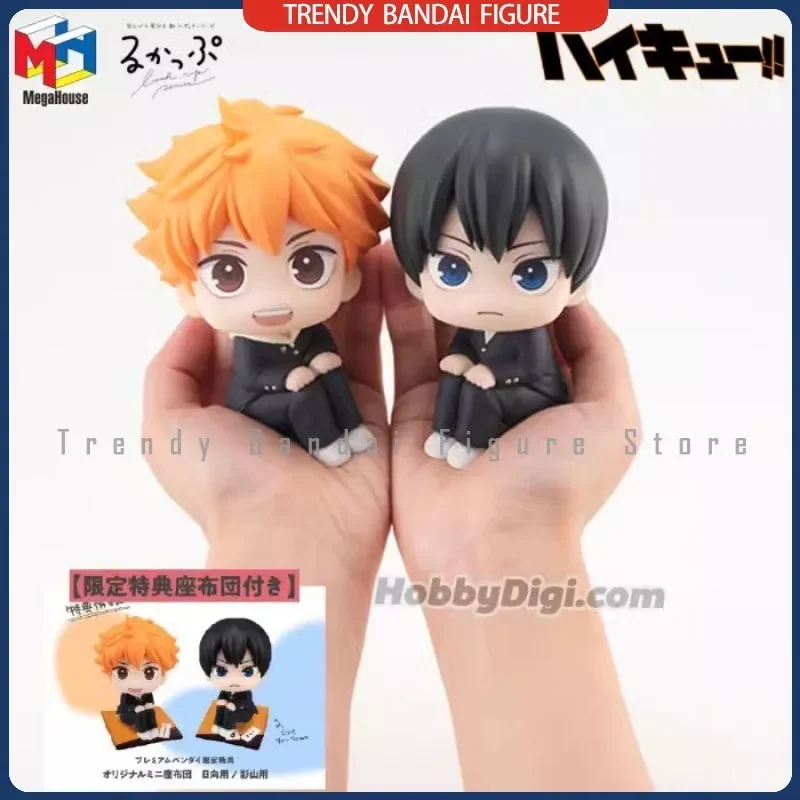 В наличии MegaHouse Haikyuu! Фигурка Хината шойо и кагеяма тобио фигурка из кристалла