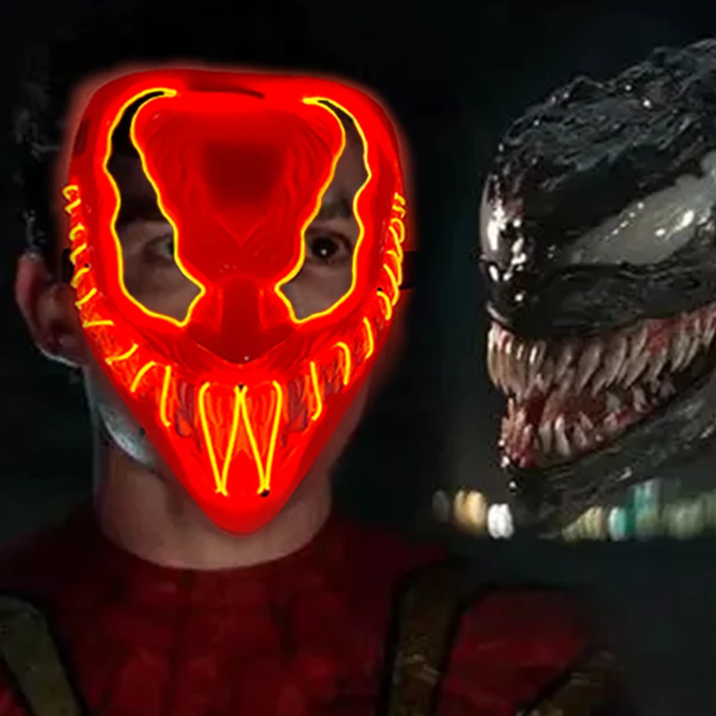 1P страшная маска для Хэллоуина косплея карнавала светильник ящаяся фильма