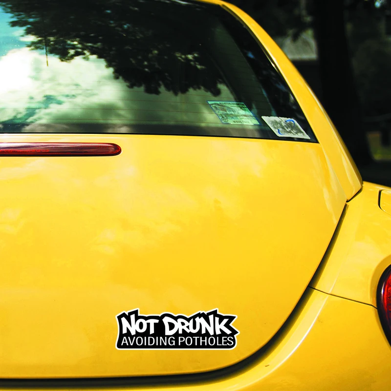 Автомобильные Наклейки не Пьяный Забавные Декоративные Виниловые Для Дверей