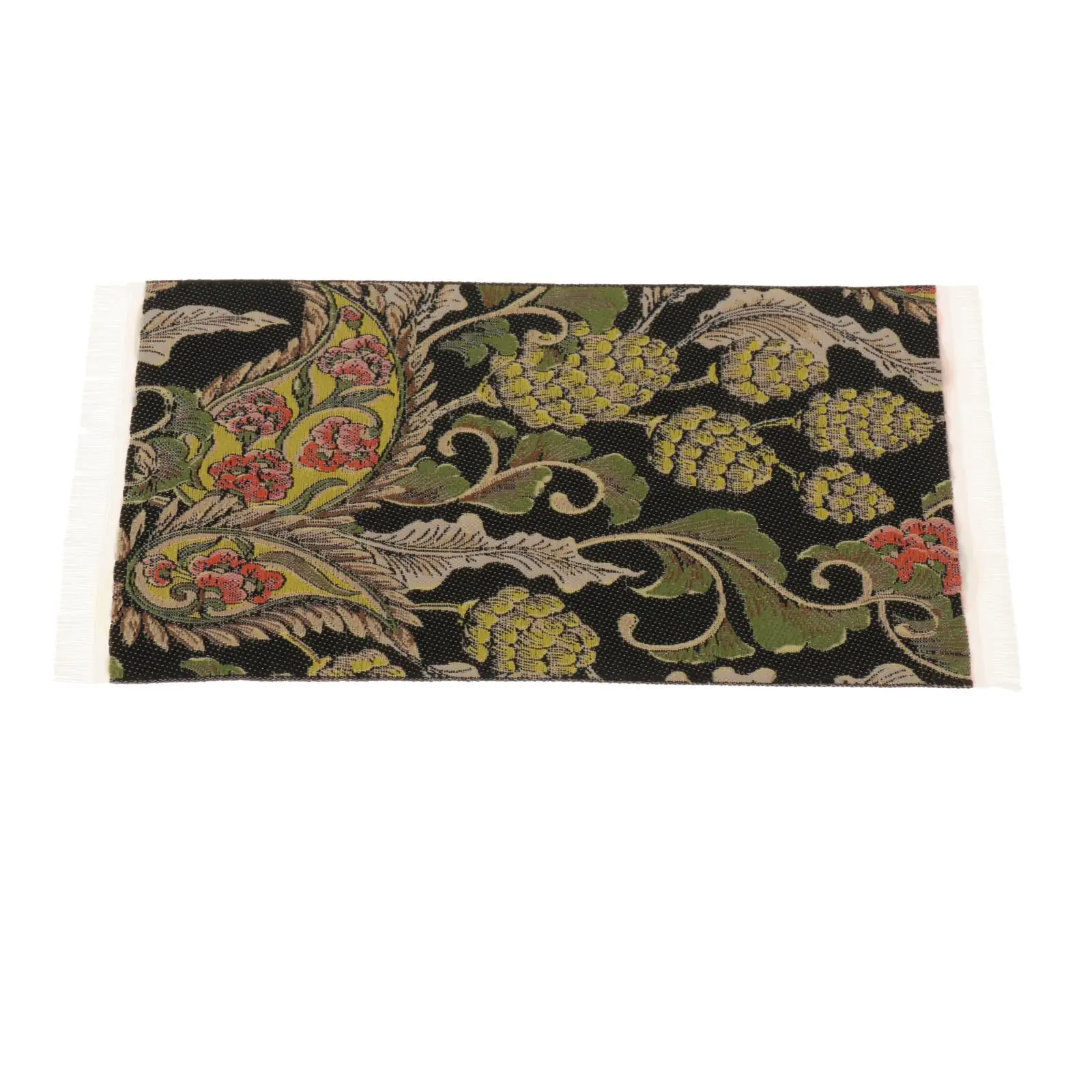 

Миниатюрный ткацкий коврик, модель для гостиной, 9,8 см x 16,5 см, ролевая игрушка для кукольного домика, приветственный коврик для украшения кукольного домика 1/12