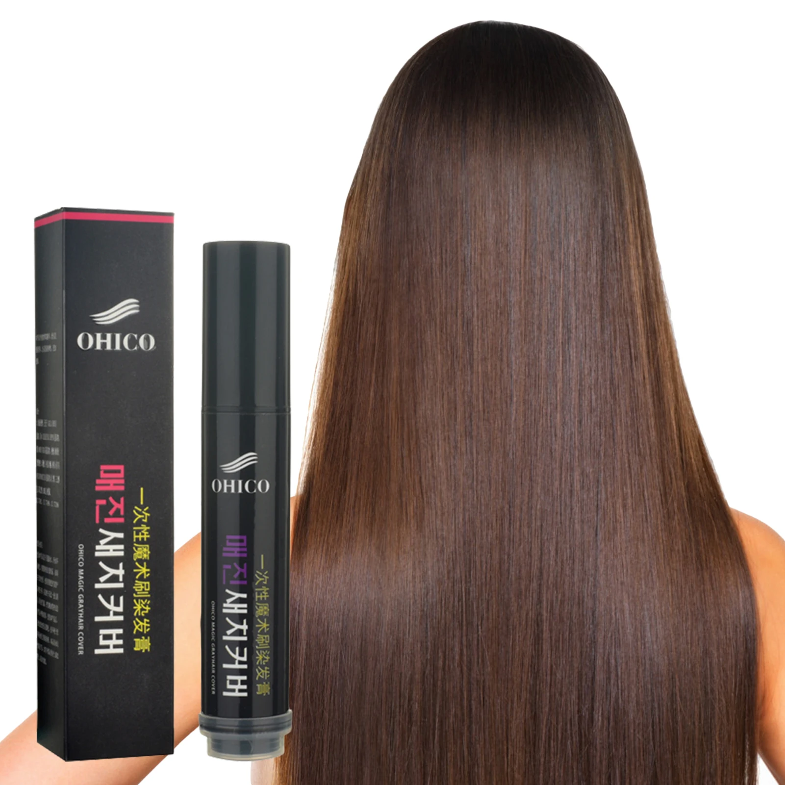 Pen Coloring Pencil Hair Coloring Dye For Men Women Girls Parents Cover Gray White Hair Professional