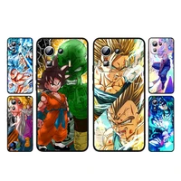 anime dragon ball goku vegeta phone case xiaomi mi 12 12x 11t 11 11i 10i 10t 10s note 10 9 lite ultra 5g silicone tpu cover