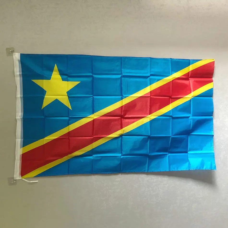 

Congo flag banner 90x150cm CON Congo Hanging National flags Congo Home Decoration
